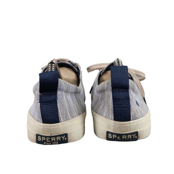 Sperry Shoes Womens 9 Sneakers Casual Low Lace Up Fabric Summer Comfort Nautical - Picture 5 of 13